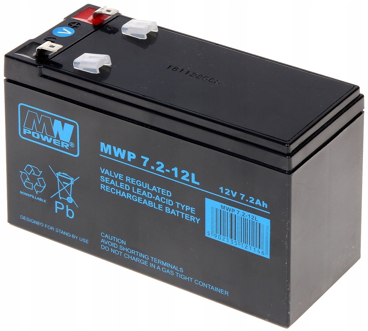 Baterie Mwp 7.2-12L Agm 12V/7.2AH-MWP
