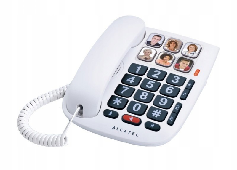 Drátový telefon Tmax 10 bílý
