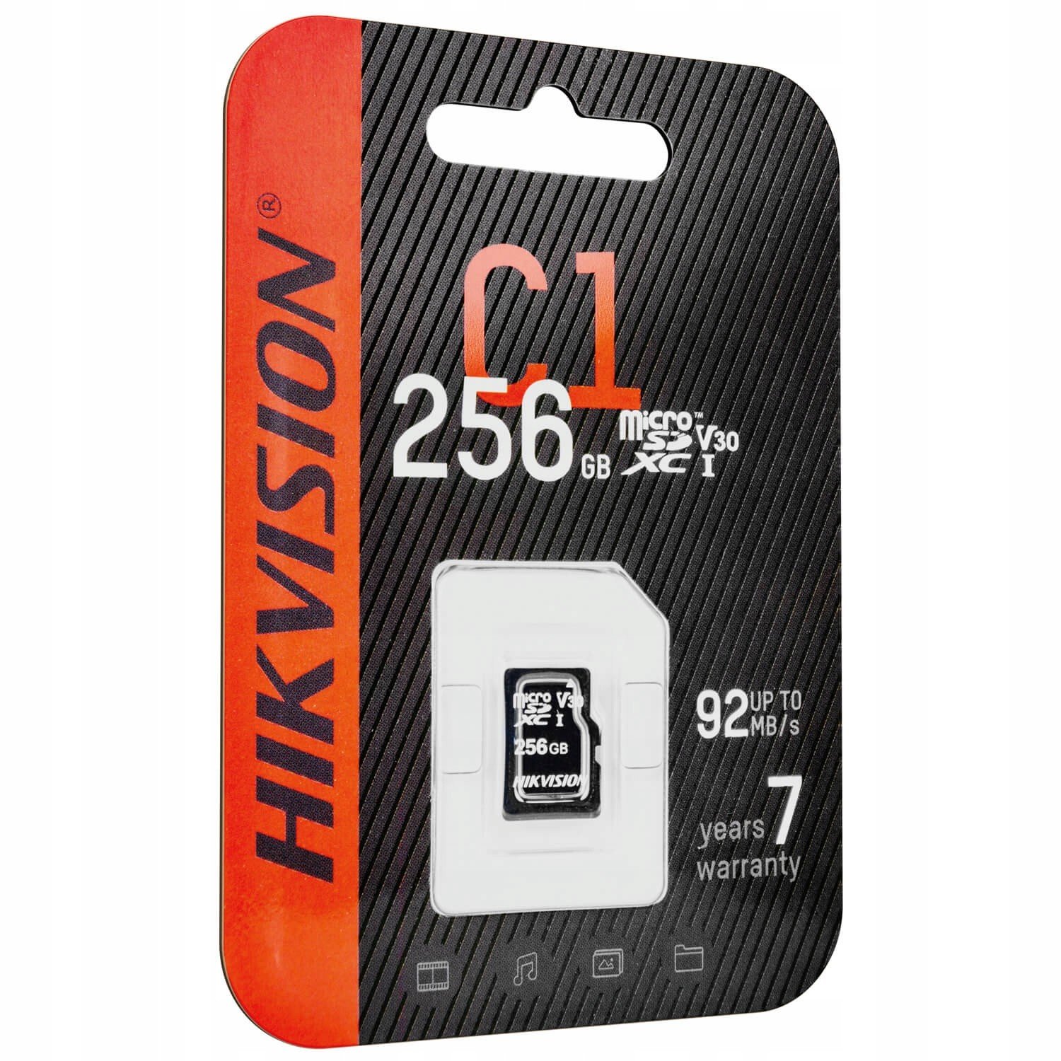 Paměťová karta microSD 256GB Pro monitorování 92MB/s