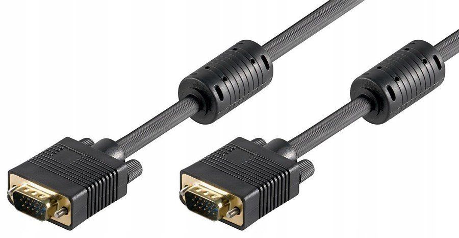 Vga kabel Goobay M/M Gold černý 30m