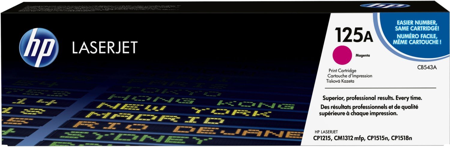 Toner Hp CB543A červená (purpurová)