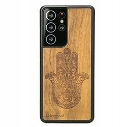 Dřevěné Pouzdro Na Samsung Galaxy S21 Ultra Hamsa