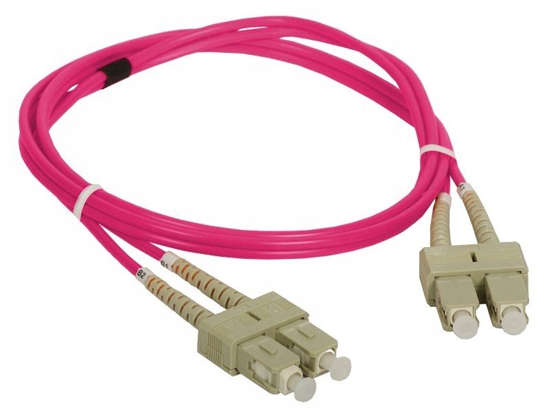 Propojovací kabel MM OM4 Sc-sc duplex 50/125 3,0m Alantec