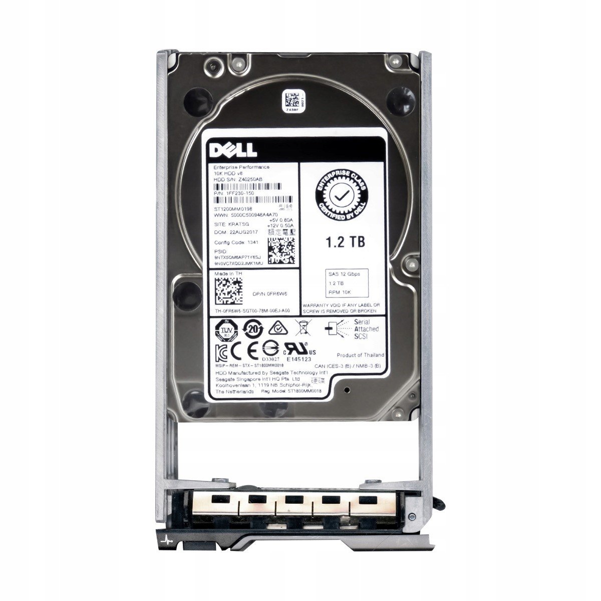 Dell 0FR6W6 1,2TB 10K 128MB SAS-3 2,5 ST1200MM0198