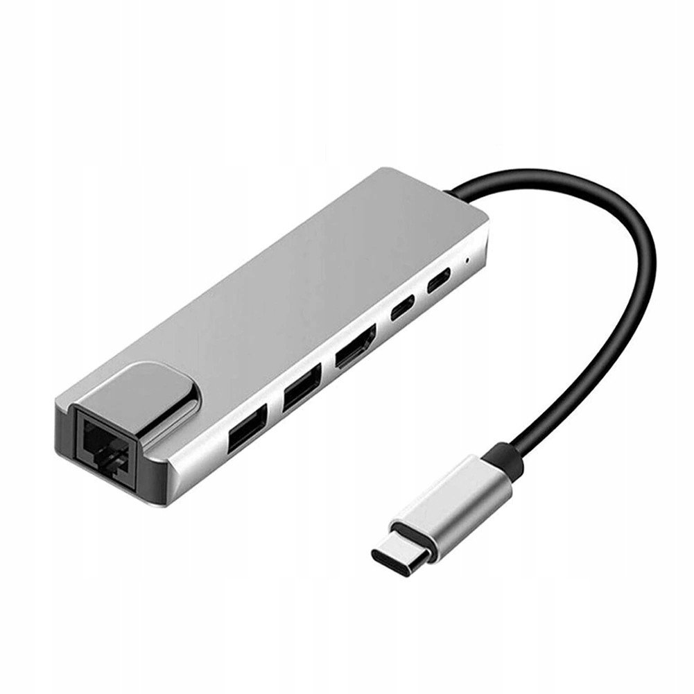 Adaptér 6v1 Usb-c Thunderbolt 3 Hdmi 4K MacBook M1