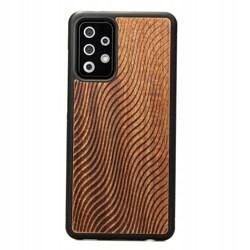 Dřevěné Pouzdro Na Samsung Galaxy A72 5G Vlny Case