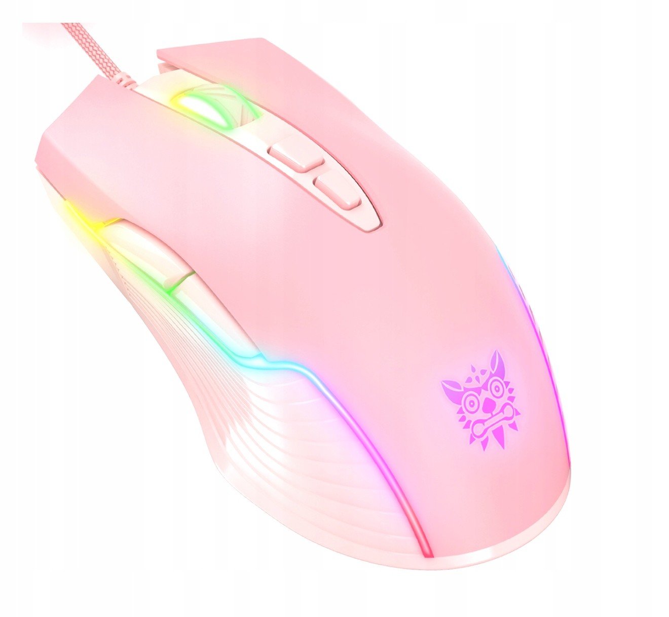 Herní myš Onikuma CW905 Rgb Usb růžový senzor