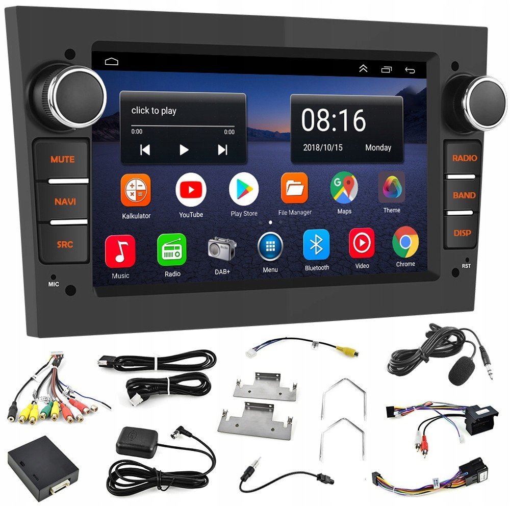 Rádio 7' Android Canbus Pro Opel Astra H 2004-2010