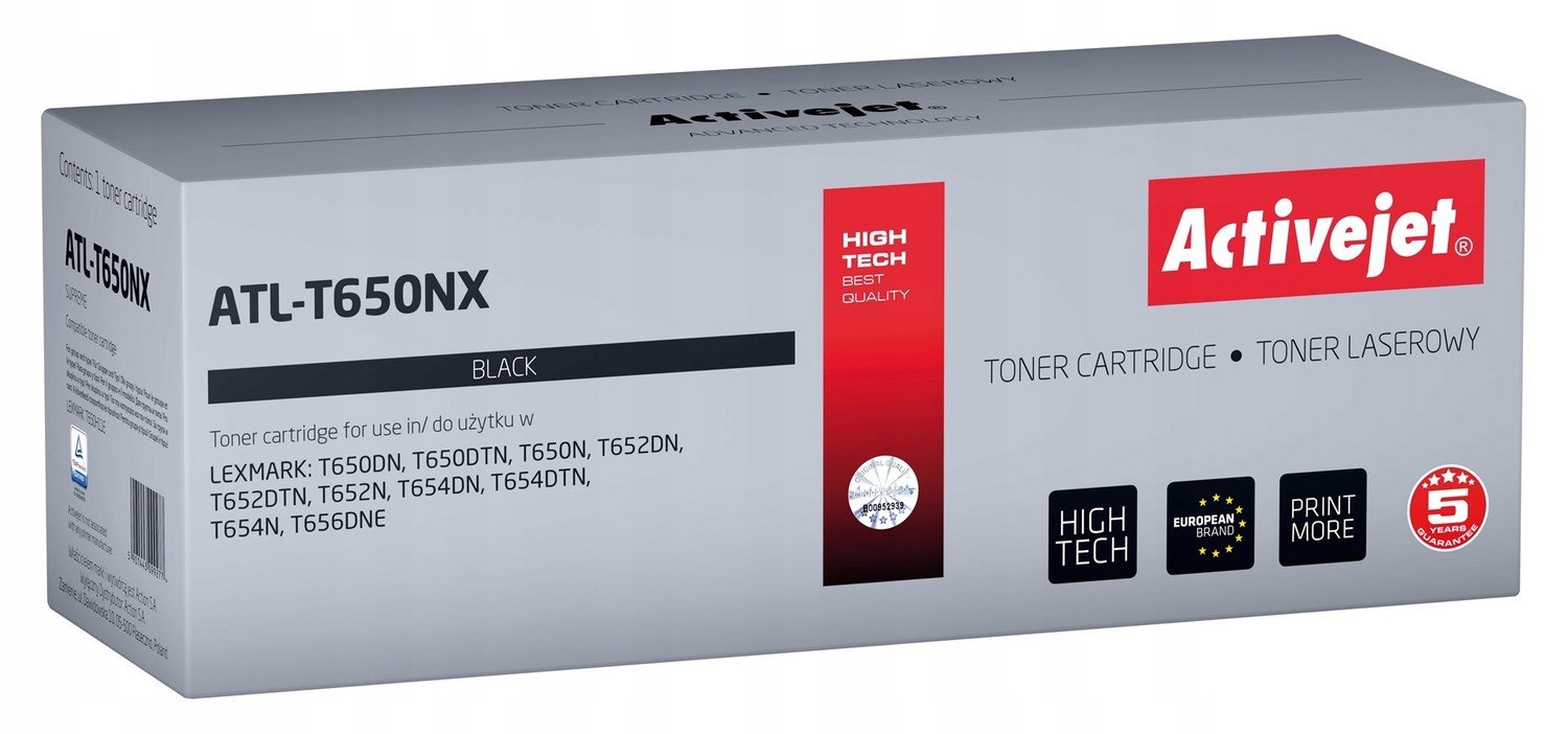 Toner Activejet ATL-T650NX (náhrada Lexmark T650