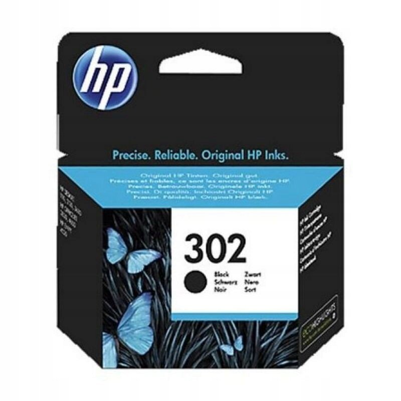 Kompatibilní inkoustová kazeta Hp 302 (F6U66AE) Černá