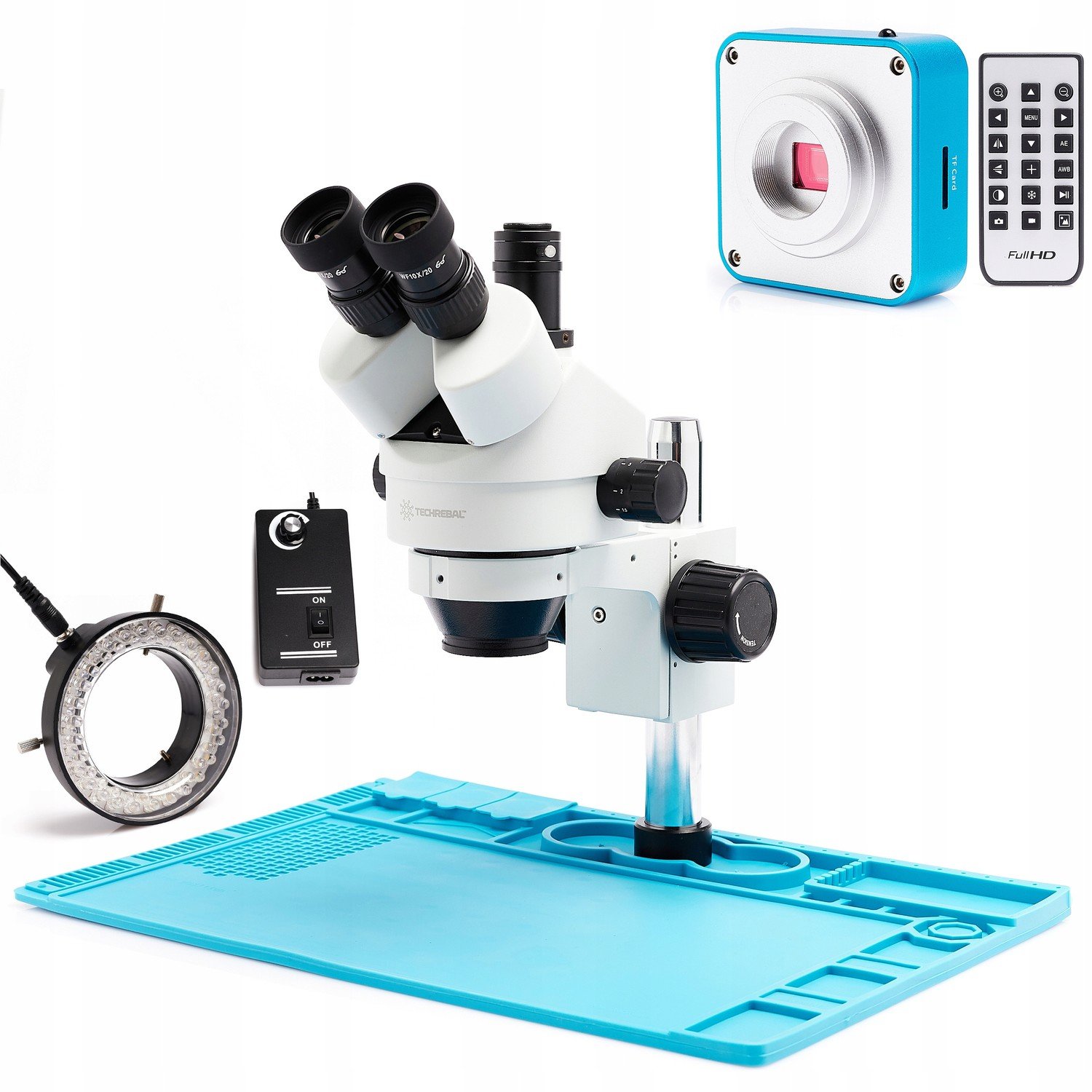 Stereoskopický Mikroskop Kamera 16MP Základna 48X32
