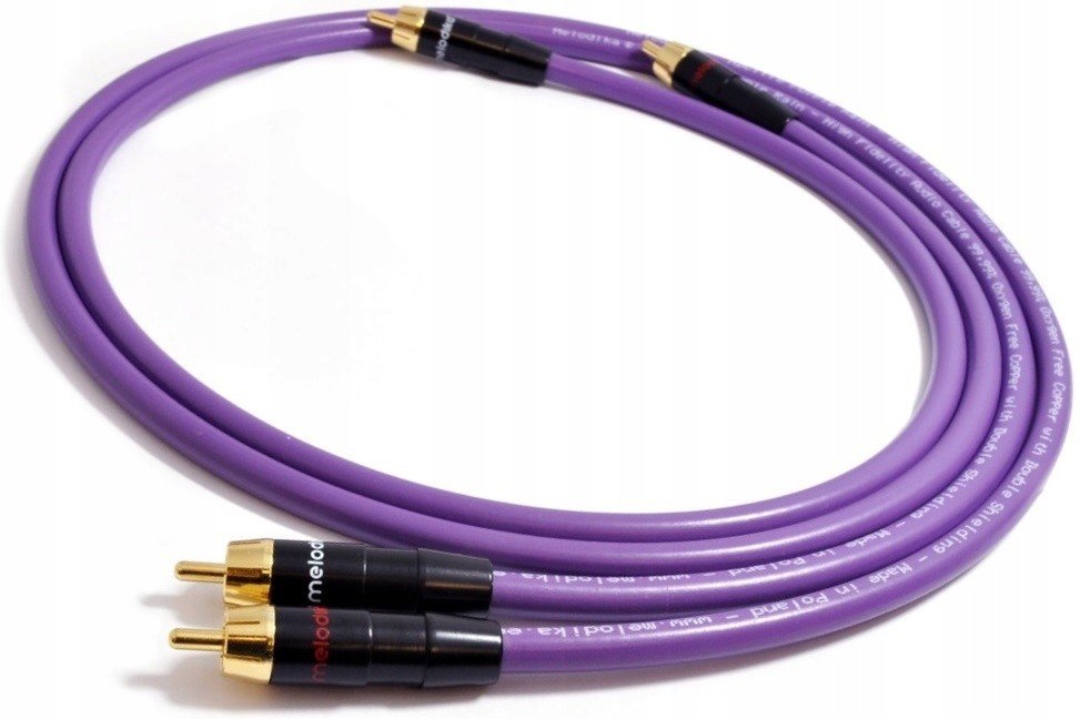 Audio Kabel 2RCA 2xRCA Cinch Melodika MD2R05 0,5m
