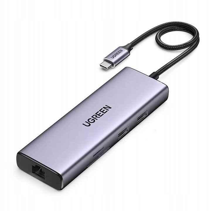 Ugreen Hub Usb-c 3x USB/2x Hdmi/sd a TF/USB-C/RJ45