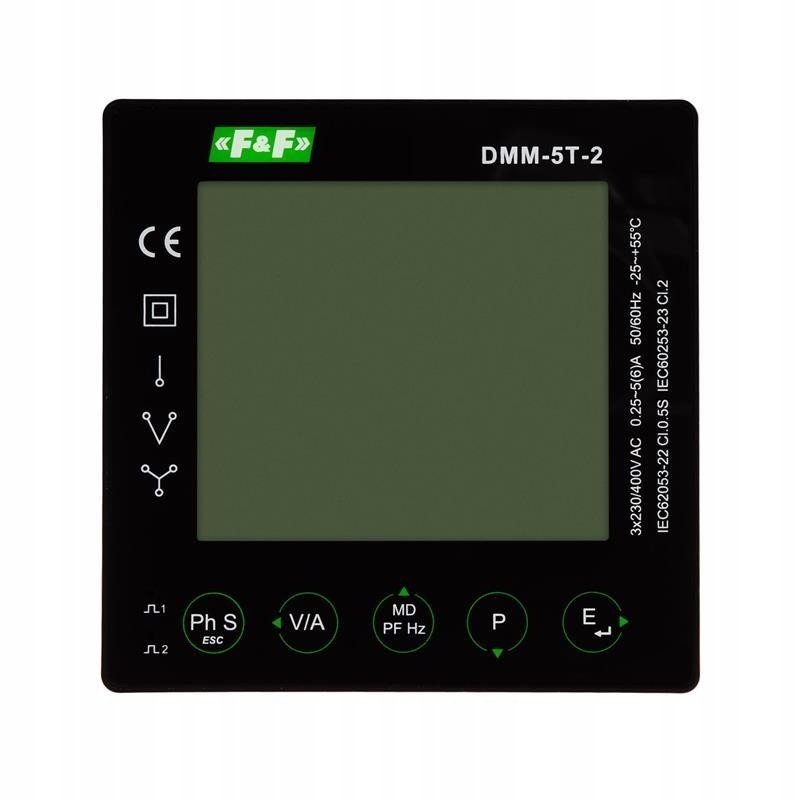 Ukazatel parametrů sítě DMM-5T-2 F&f