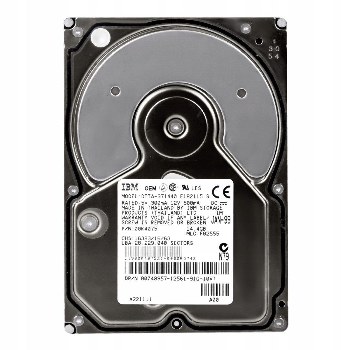 Dell 00048957 14.4GB 7.2K Ata 3.5'' DTTA-371440