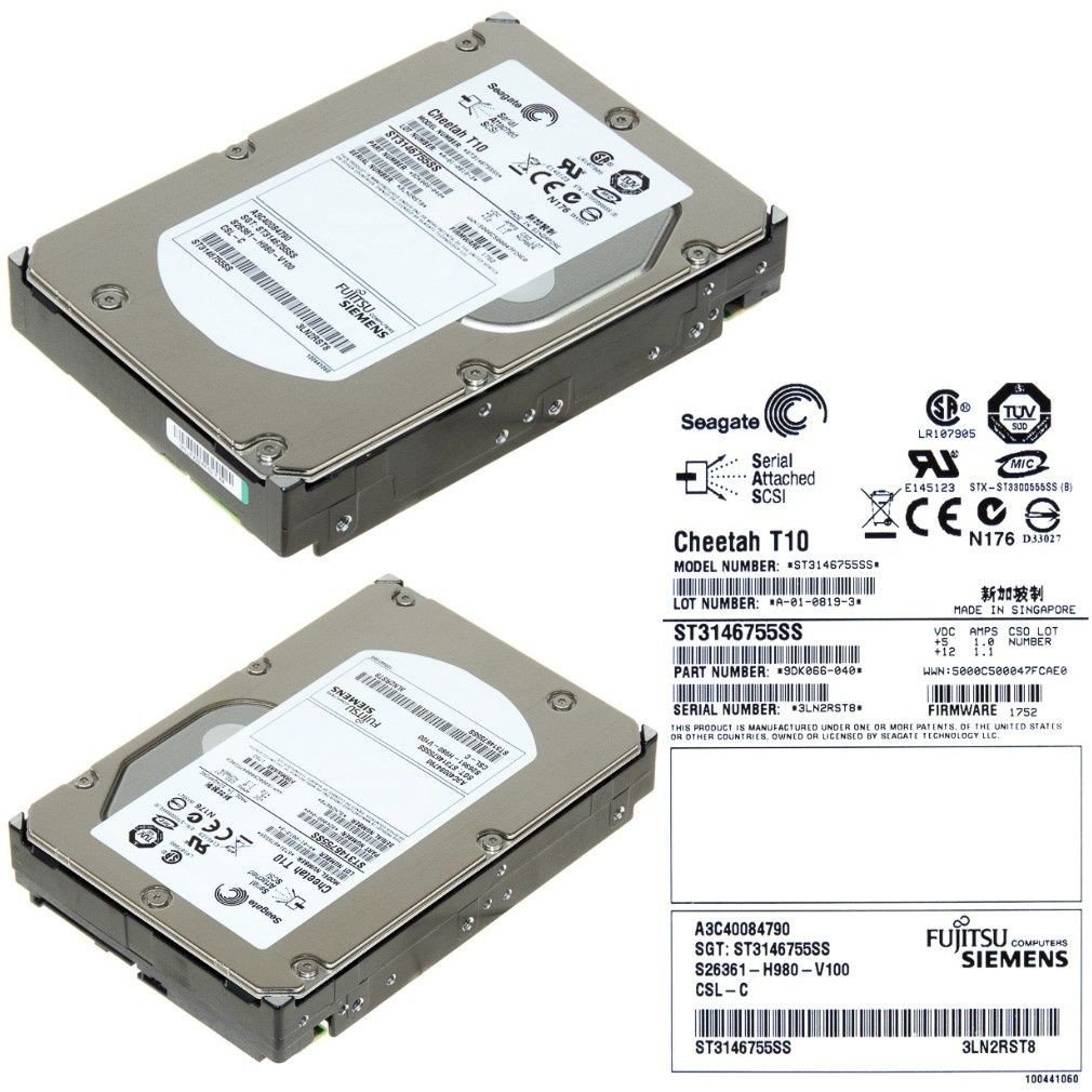 Fujitsu A3C40084790 Hdd 146GB 10K S26361-H980-V100