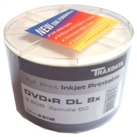 Dvd+r 8,5GB 8KS*50 Traxdata