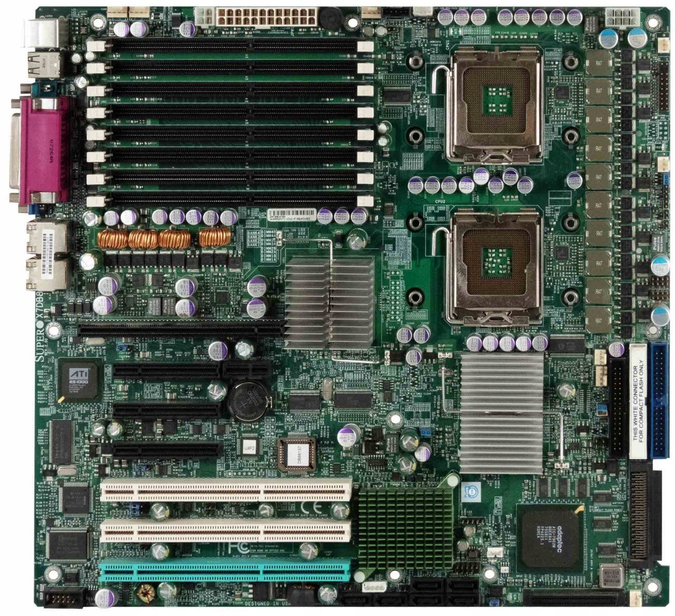 Supermicro X7DB8 Dual LGA771 DDR2 PCIe Pci-x