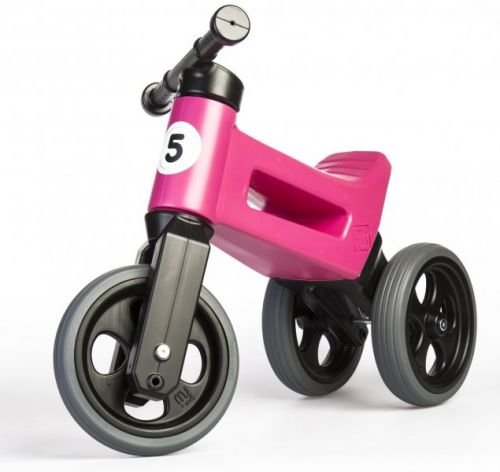 Teddies Odrážedlo Funny Wheels New Sport 2v1 růžová