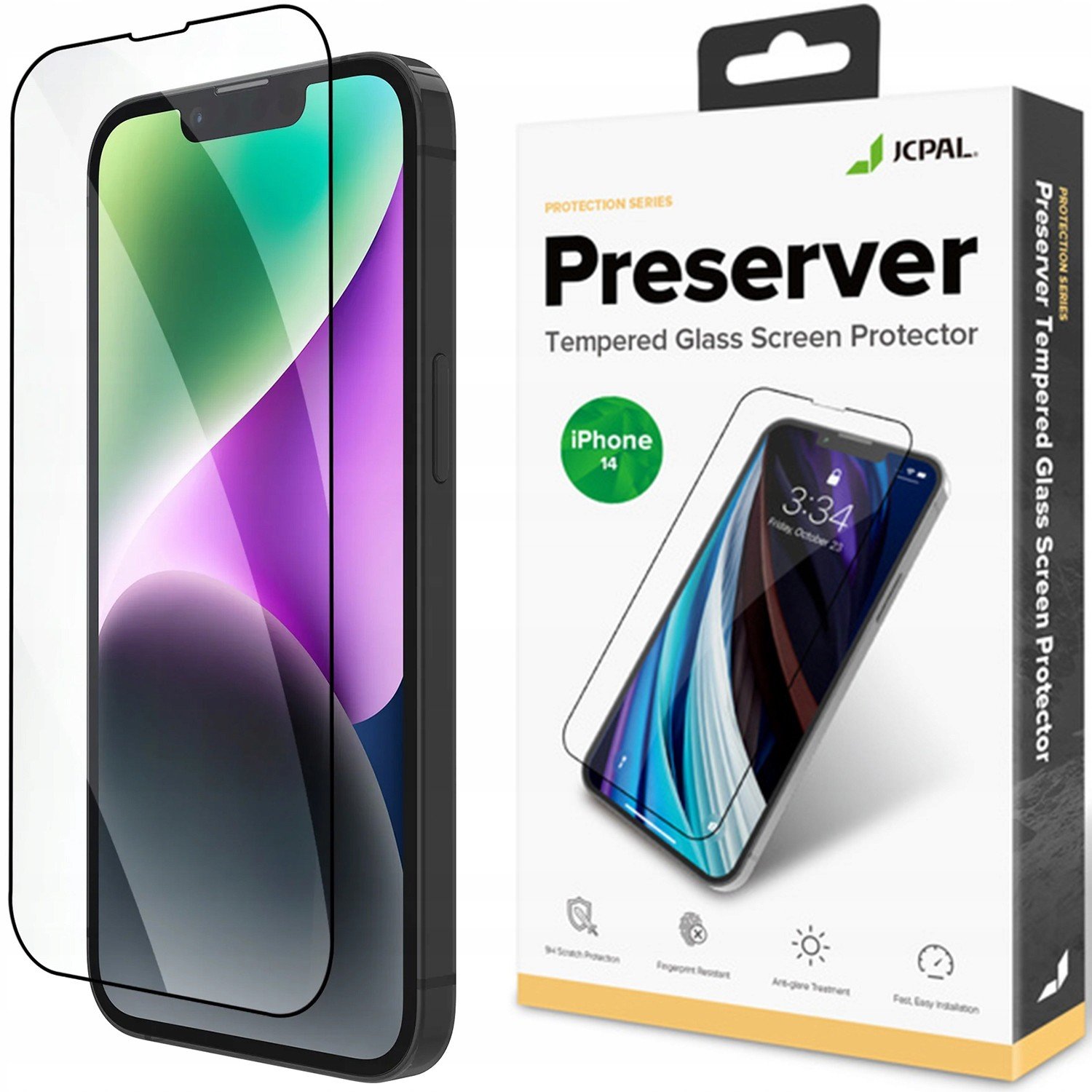 Jcpal Sklo Přes Celou Obrazovku Pro Iphone 14 Preserver