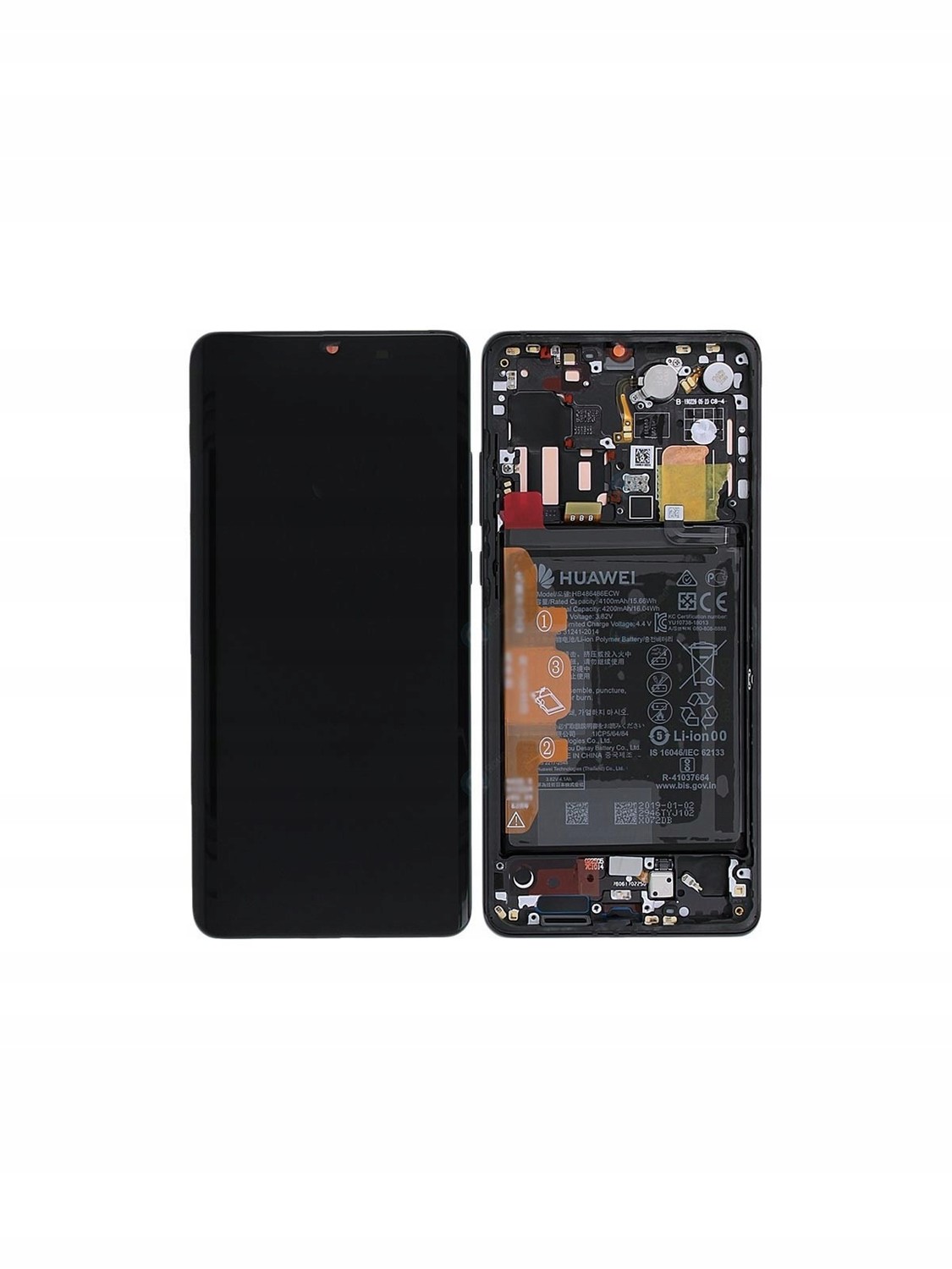 Displej P30 Pro Lcd+tsp 02352PBT Black Huawei