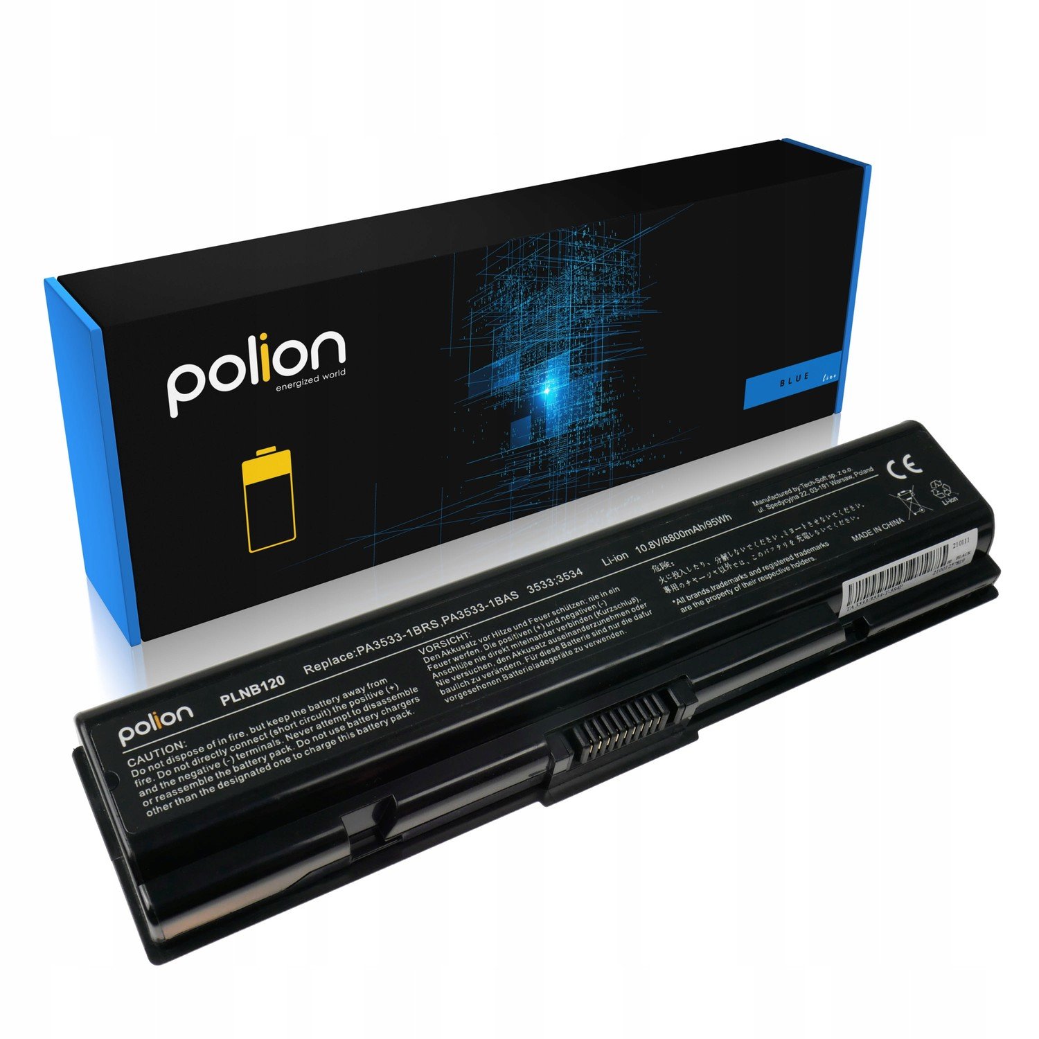 Baterie PA3534U-1BAS pro notebook Toshiba 8800mAh