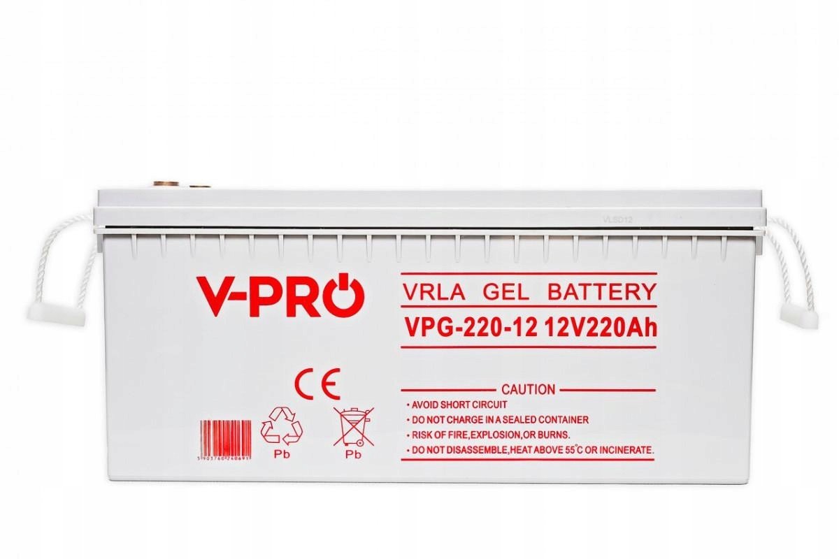 Baterie Volt Polska Gel Vpro Solar 12V 220Ah