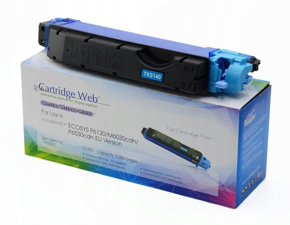 Toner Cartridge Web Cyan Kyocera TK5140 náhradní