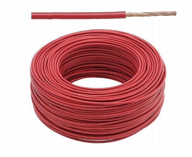 Kabel LgY 1x2,5mm (H07V-K) červený