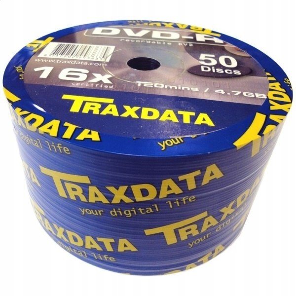 Dvd-r 4,7GB 16X Value Pack KS*50 Traxdata