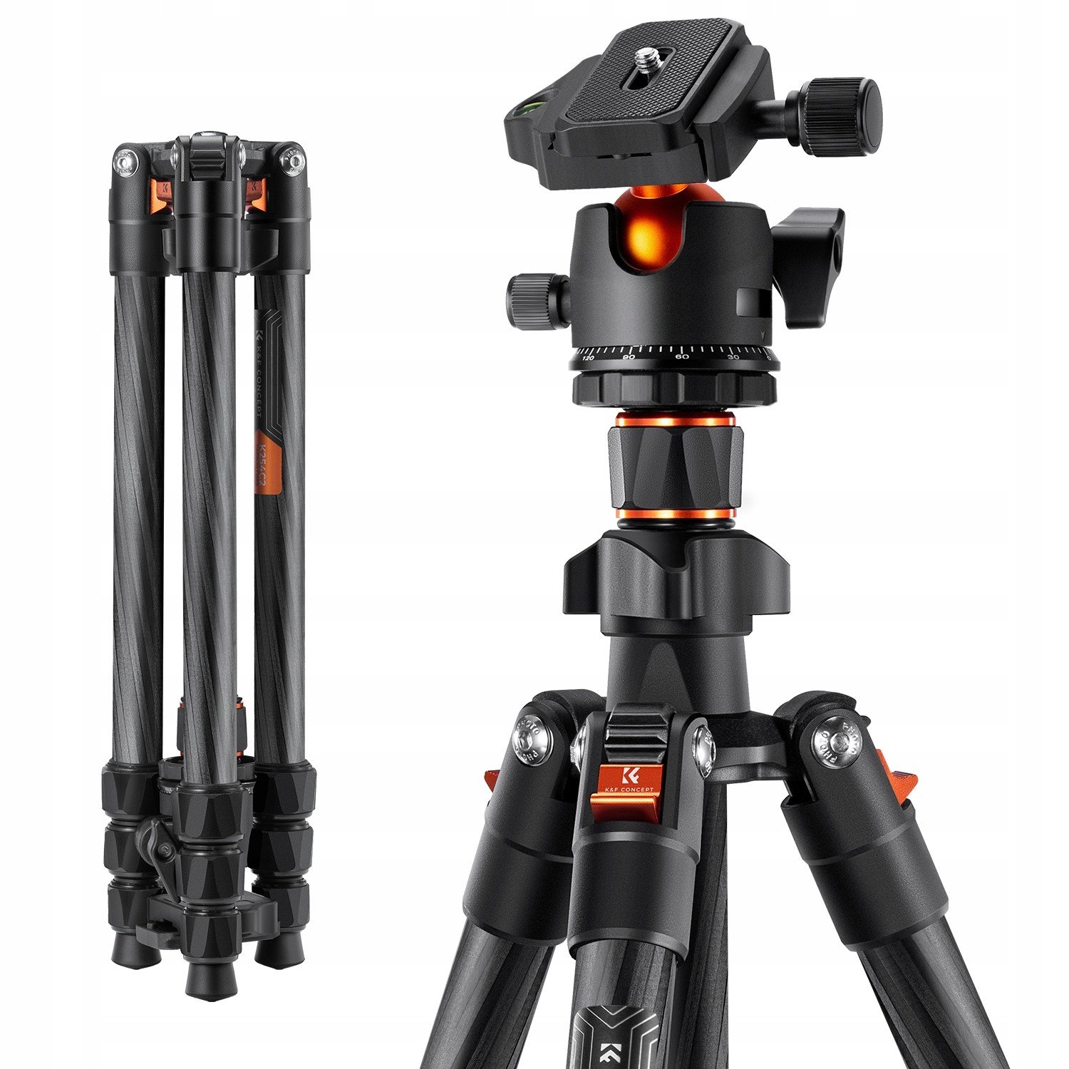 Ultralehký Stativ K&f Carbon 162CM K254C2 Tripod