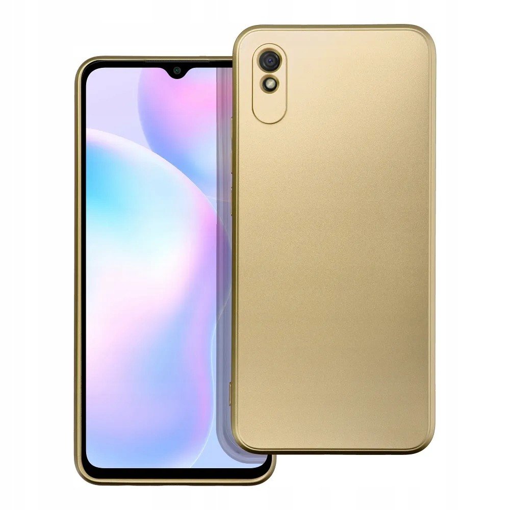 Pouzdro Metallic pro Xiaomi Redmi 9A 9AT zlaté