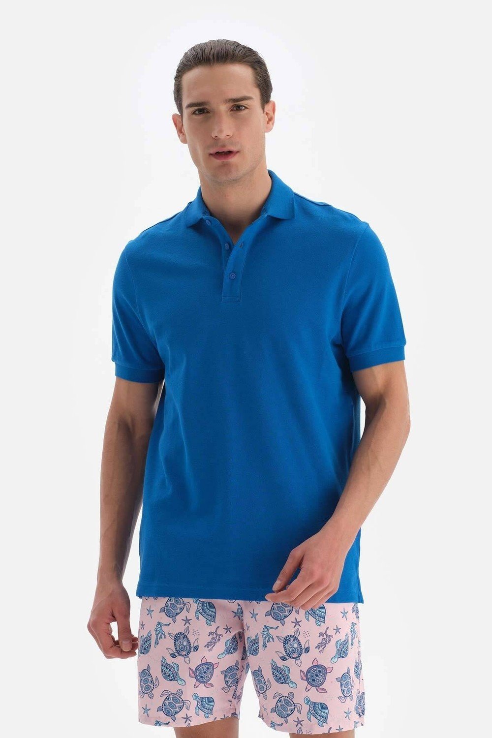 Dagi T-Shirt - Turquoise - Regular fit