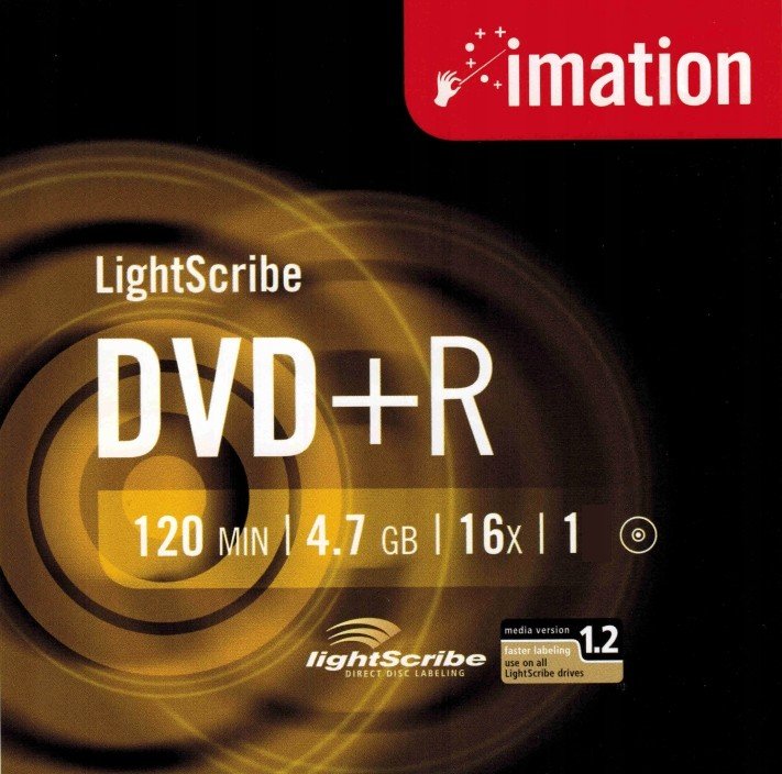 Imation Dvd+r Lightscribe 25ks tenké pouzdro