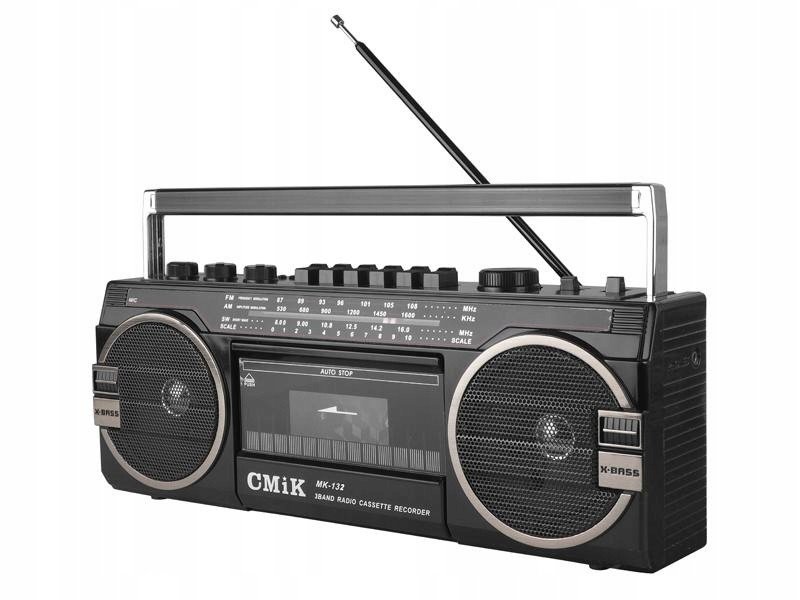 kazetový magnetofon CMiK MK-132BT černý