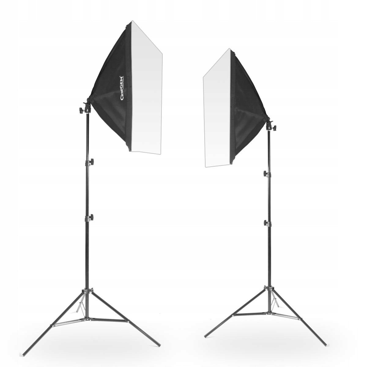 2x Studio Foto Softbox 50x70 400W video stativ