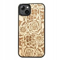 Dřevěné Pouzdro Pro Iphone 14 Plus Růže Aniegre Case