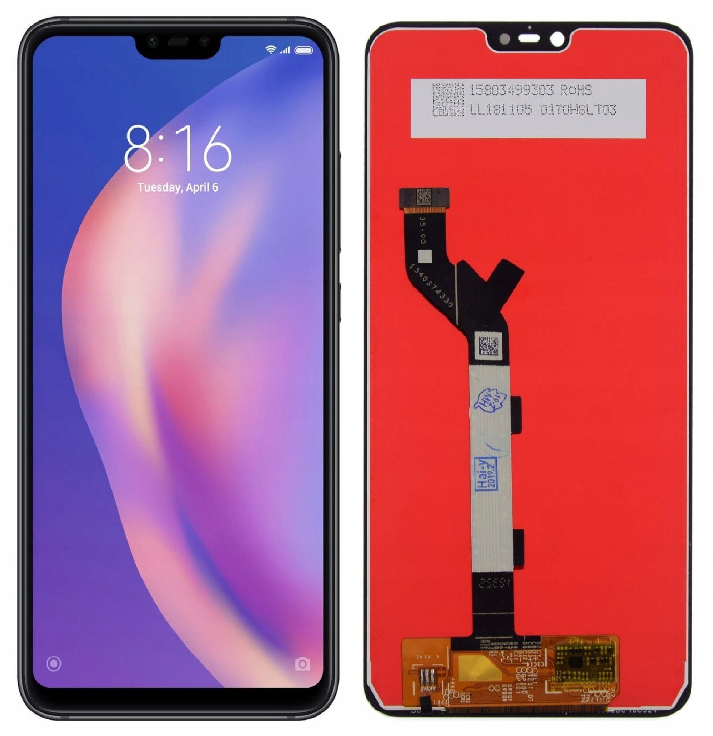 LCD displej pro Xiaomi Mi8 Lite černý