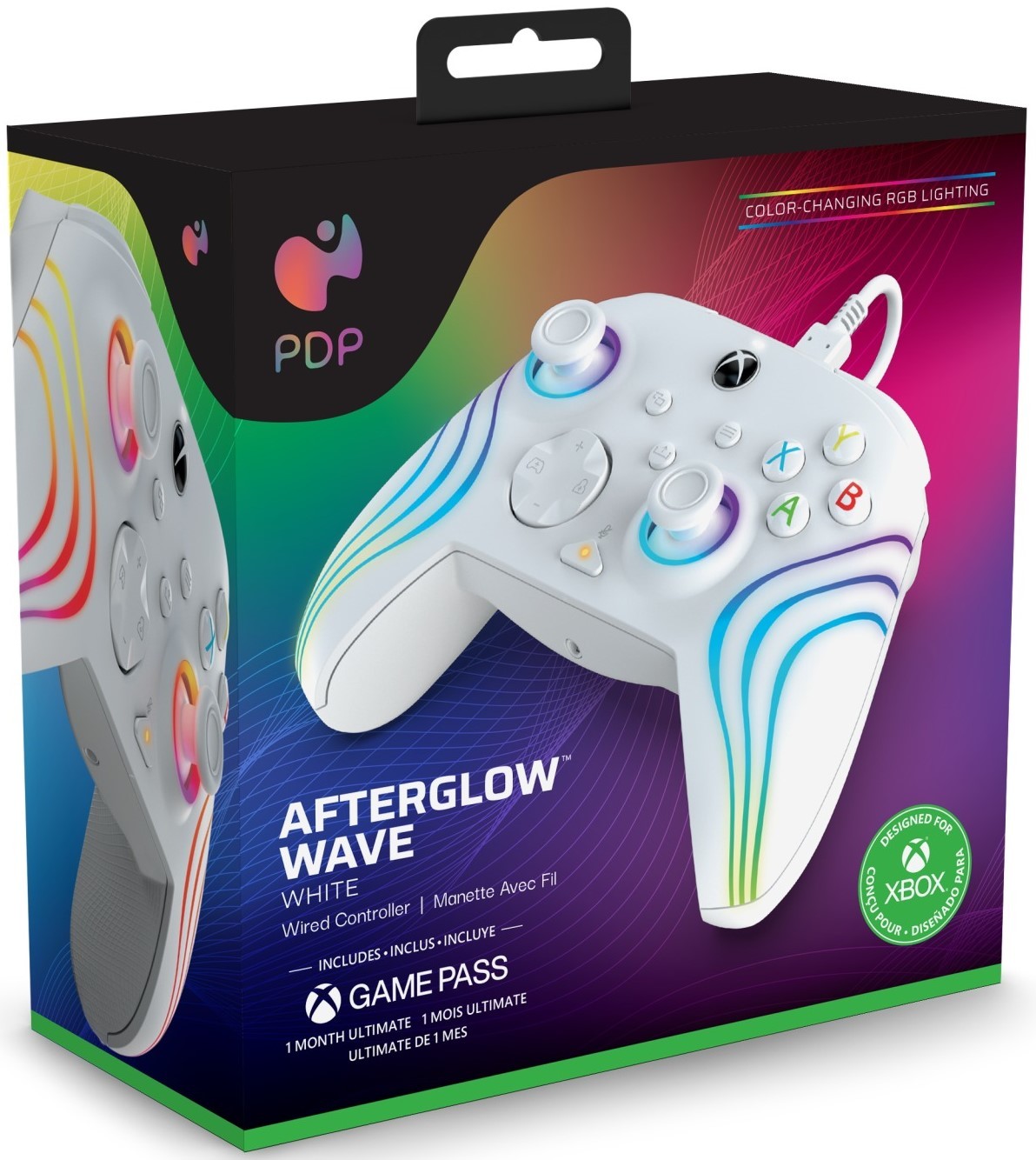 Pdp Drátová podložka Afterglow Wave Xbox Xs Pc bílá