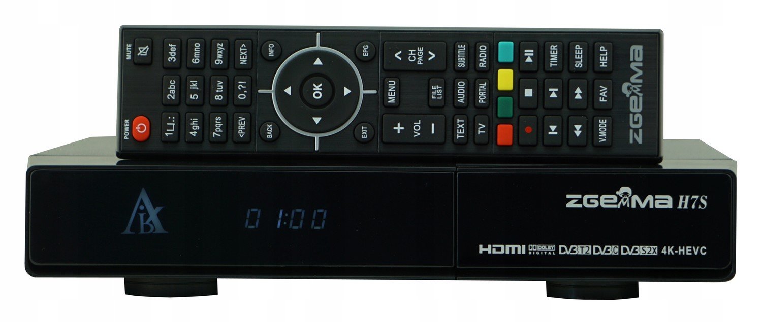 Zgemma H7s Dekoder 2+1 4K ENIGMA2 E2 Ccam Oscam