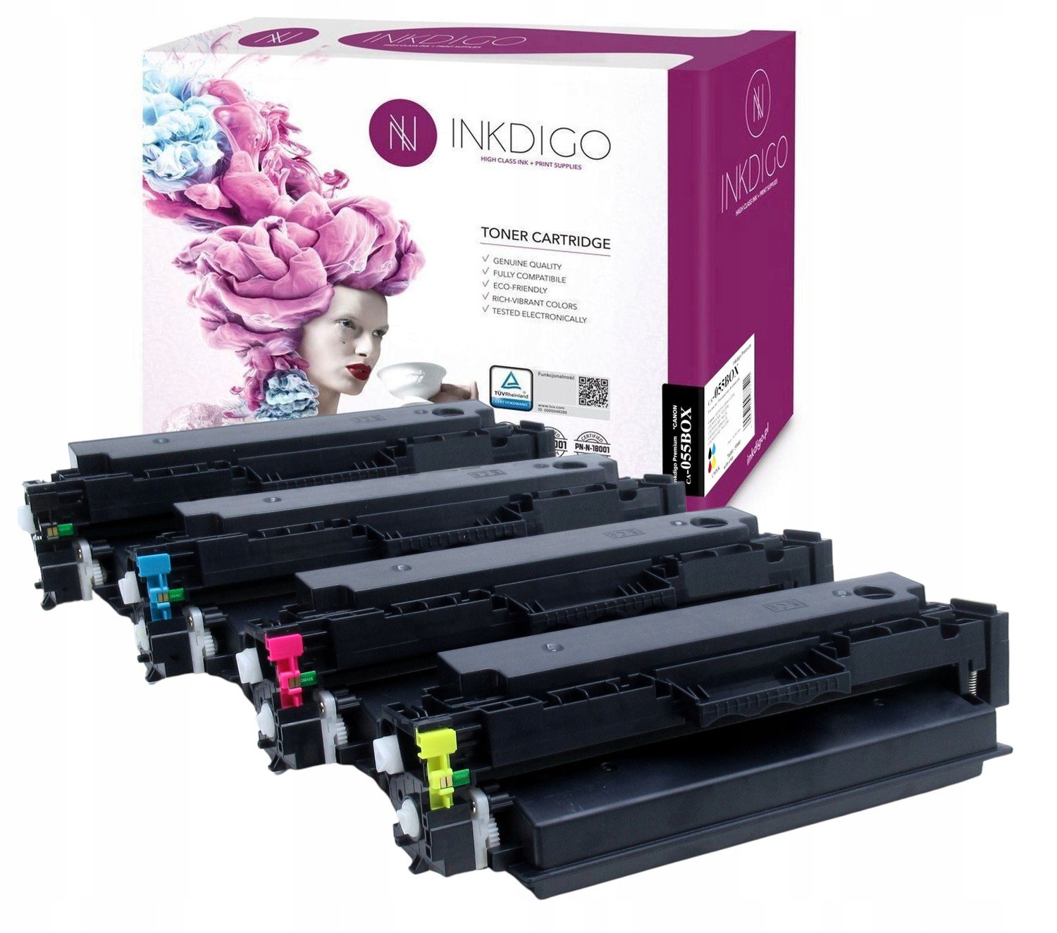 4x Toner XL s Chipem pro Canon MF741Cdw MF745Cdw