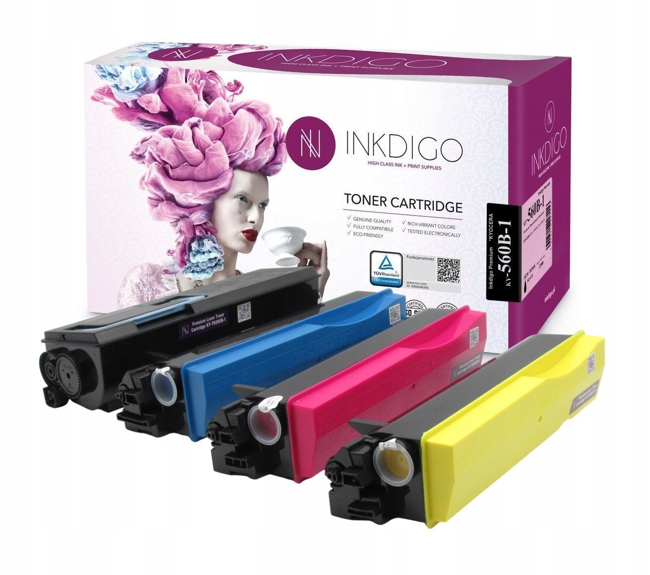 4x TK560 Toner pro Kyocera P 6030 Fsc 5300 náhradní