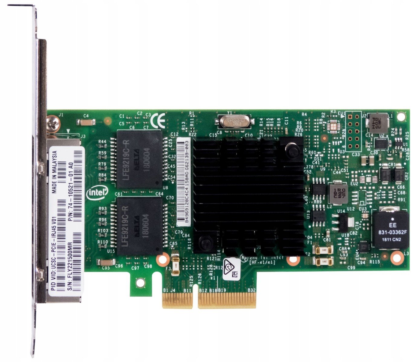 Cisco 74-10521-01 A0 Quad Port 1GB PCIe