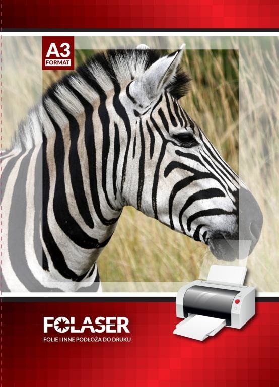 Fólie transparentní samolepící laser 50A3