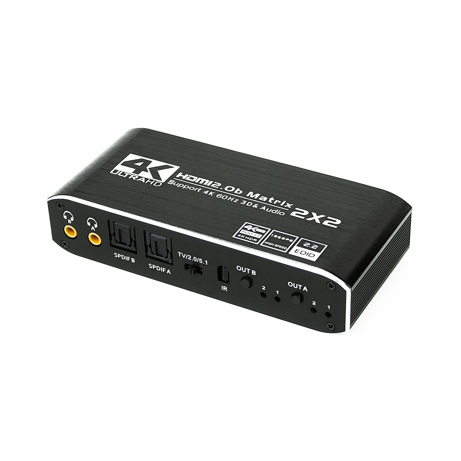 Matrix Hdmi 2.0 2x2 spínací splitter extrakt Spdif