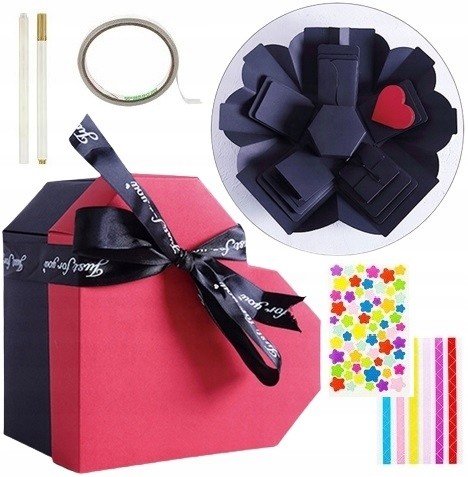 Explosion Box Album Srdce Diy Dárek Pro Něj