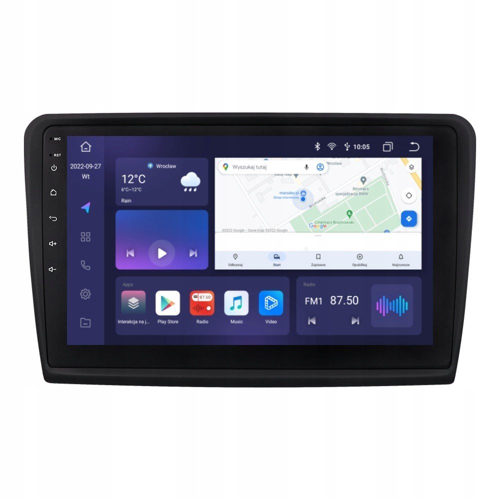 Navigace Android Skoda Superb II Dsp Carplay 6 Gb