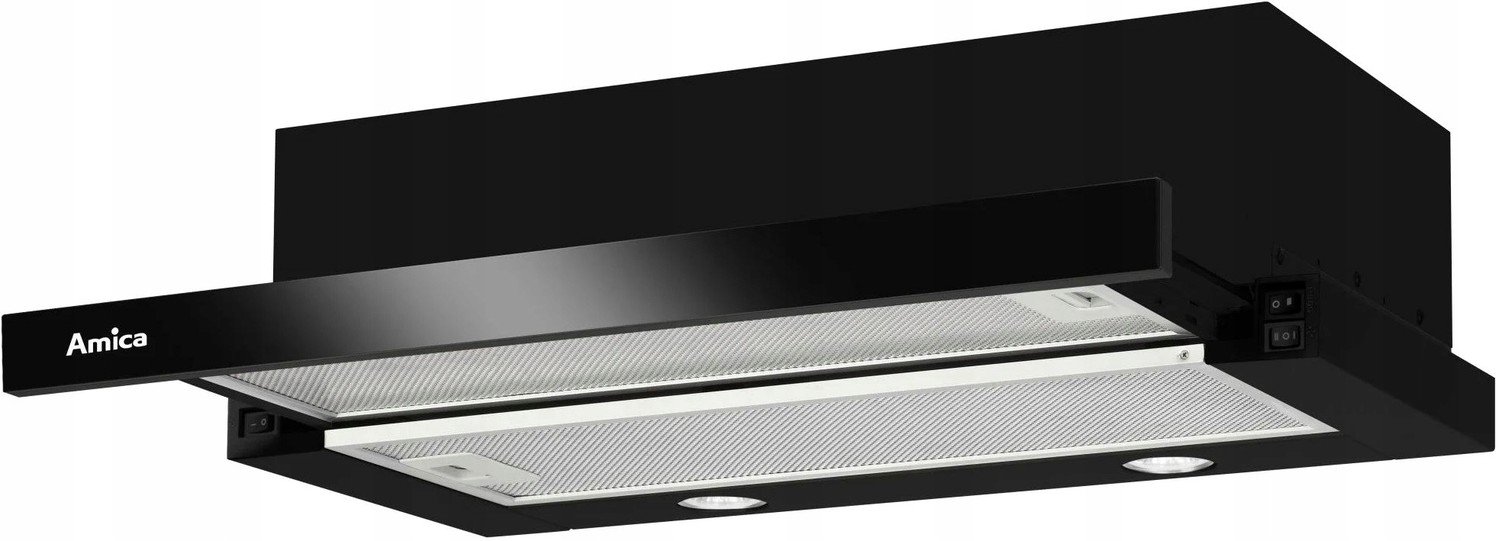 Teleskopická digestoř Amica OTP6243BG 389m³/h 58dB