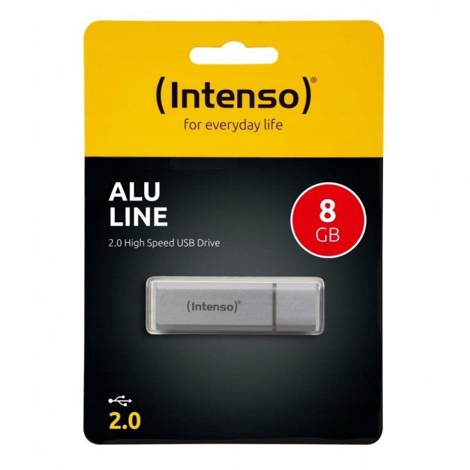 Intenso Paměť USB2 8GB Silver 3521462