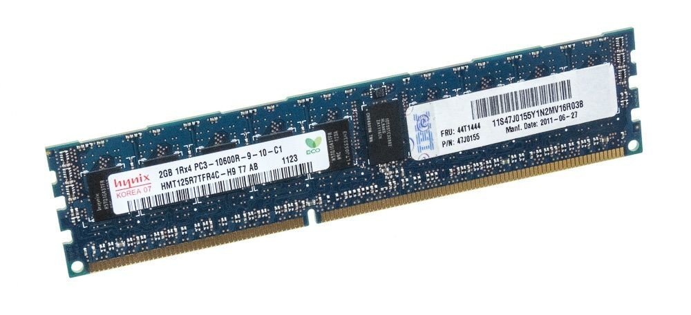 Ibm 44T1444 DDR3 2GB Ecc Registrovaný PC-10600